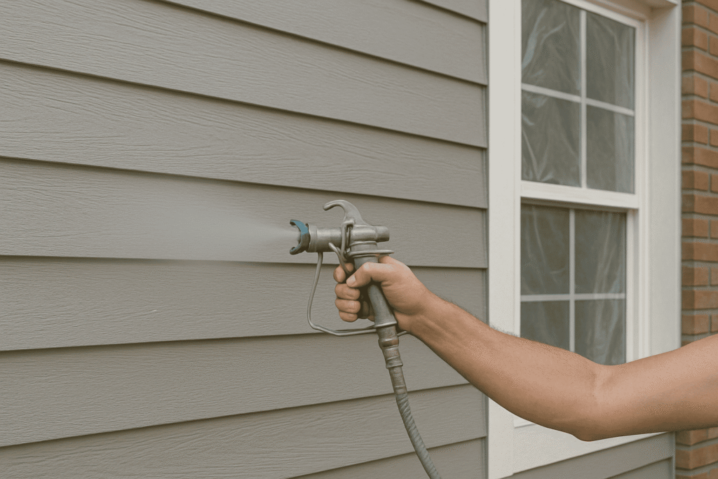 Peinture extérieure au fusil à repentigny : une finition professionnelle, durable et rapide